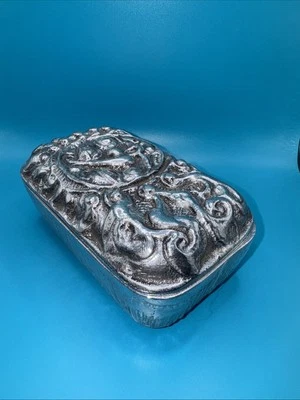 Don Drumm Cast Aluminum Jewelry Box  / Dresser-top  Knick Knack Box - Image 1 of 4