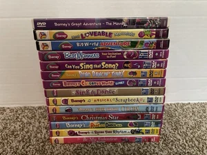 Barney & Friends Children's Kids DVD Lot of 14 Educational Fun Games - FREE SHIP - Imagen 1 de 2