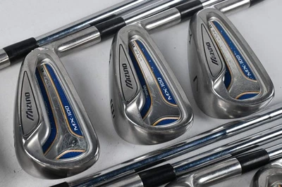 Mizuno MX-100 Irons / 4-PW+SW / Stiff Flex Mizuno MX-Lite Steel Shafts - Image 1 of 4