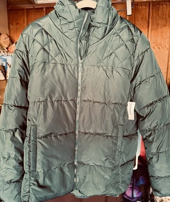 Old Navy Men's Frost-Free Puffer Jacket -Outdoors Green Size XL NWT - Image 1 of 4