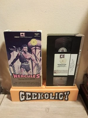 Hercules VHS (1985 Embassy Home Entertainment) Original 1959 Movie  - Image 1 of 4