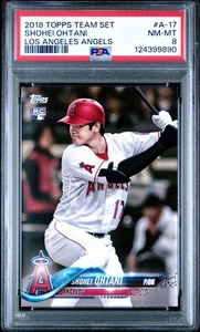 2018 Topps Team Set Los Angeles Angels Shohei Ohtani Rookie PSA 8 - Bild 1 von 1
