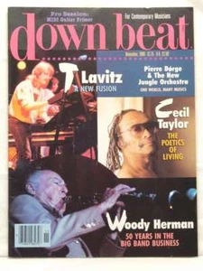 DOWN BEAT MAGAZINE T Lavitz Cecil Taylor Woody Herman - Picture 1 of 1