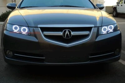 Dream color Chasing RGB 4 halos for ACURA TL 2007-2008 headlight Flow Flash DRL - Image 1 of 4