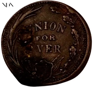 Token de la Guerra Civil 1863 - Union For Ever - #CT206 - Imagen 1 de 3