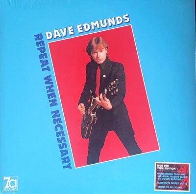 DAVE EDMUNDS REPEAT WHEN NECESSARY - 180-GRAM RED VINYL LP " NEW, SEALED " - Image 1 of 2