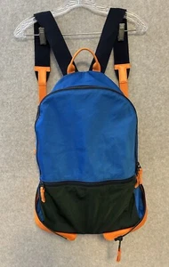 Tory Burch Tory Sport Nylon Colorblock Backpack Foldable Blue Green & Orange - Picture 1 of 21