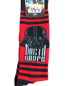 STAR WARS DARTH VADER HERREN NEUHEIT CREW-SOCKEN SCHUHGRÖSSE 6-12 EIN PAAR DISNEY - Bild 1 von 3