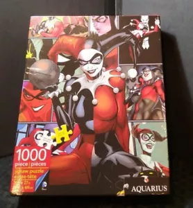 Harley Quinn Aquarius 1000 Piece Jigsaw Puzzle 20x27 New Open Box Sealed Bag - Picture 1 of 6
