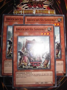YU-GI-OH! COM ANCIEN DES SIX SAMOURAÏS PLAYSET (X3) EXVC-FR028 MINT FR EDITION 1 - Picture 1 of 1