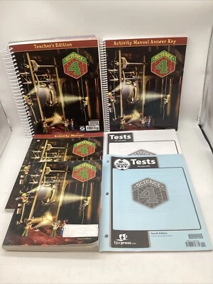 Bob Jones Science 4 Complete Set (4th Edition) BJU 4th Grade - Image 1 of 4