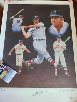 Carl Yastrzemski JSA Signed  18x24 Photo Litho Autograph Red Sox - Image 1 of 2