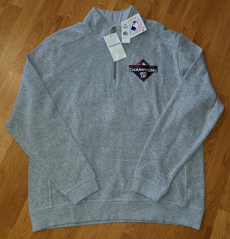 $165 Tommy Bahama Washington Nationals 2019 World Series Champions Sweater NWT Cover