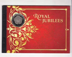 Royal Jublees Prestige Stamp Booklet & 50c Coin and Booklet - Picture 1 of 1