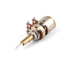 16type Double Shaft Potentiometer With Switch A50K B50K Shaft Length 30JF _t