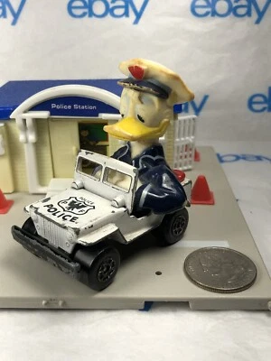 Vtg 1979 Matchbox Disney Series 5 & 6 Donald Duck Policeman In Jeep Die-cast - Image 1 of 4