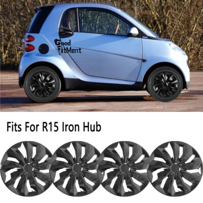 Tapacubos de llantas de 15" para Smart Fortwo 2005-2016 tapacubos de llantas de acero R15 Foto 1 de 4