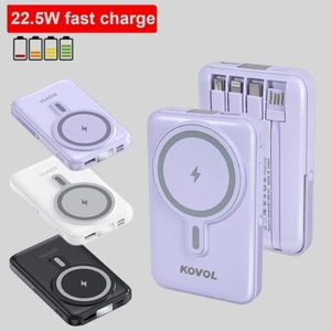 Magnetische Wireless Power Bank 22.5W 20000mAh PD USB-C für iPhone 15/14/13/12 - Zdjęcie 1 z 75