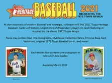 2021 TOPPS HERITAGE BASEBALL (#1-250), YOU PICK, COMPLETE YOUR SET, MINT