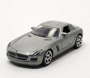Majorette Mercedes Benz SLS Metallic Silver - 1:59 (3") no Package - Picture 1 of 6