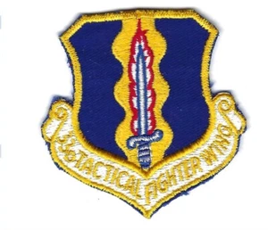 PATCH USAF 33RD TAC FIGHTER WING TFW EGLIN AFB JT22 - Picture 1 of 1