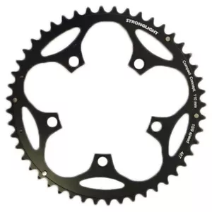 Stronglight Dural 5083 9/10 Speed  110mm BCD 48T Chainring In Black - Picture 1 of 1