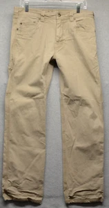 prAna Men's Khaki Hiking Pants Size 34 X 32 - Picture 1 of 12