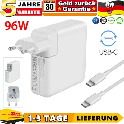 96W USB C Ladegerät Netzteil für MacBook Pro/Air 16 15 14 13 Zoll 2020 2019 2016 - Bild 1 von 4