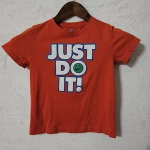 Nike Boy's "JUST DO IT" Orange T-Shirt Size: 7 NWOT - Picture 1 of 4