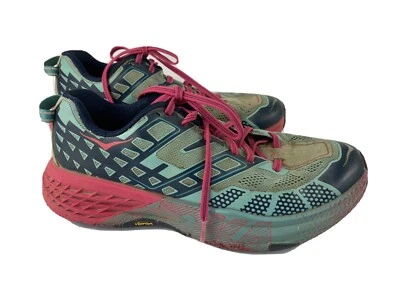 Grueso para correr Hoka One Speedgoat 2 rosa azul para mujer talla 8,5 Foto 1 de 4