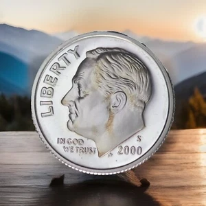 2000-S Roosevelt Dime Gem Silver Proof US Coin FAST SHIPPING - Picture 1 of 5