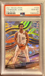 2021-22 Revolution #123 JEREMIAH ROBINSON-EARL Galactic RC Rookie SSP PSA 10 gemas - Imagen 1 de 1
