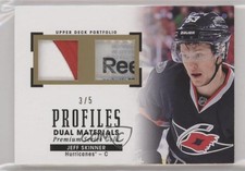 2015-16 Upper Deck Portfolio Gold Premium Series /5 Jeff Skinner #PM2-SK