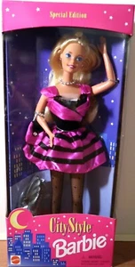 Vintage Barbie Doll City Style Special Edition 1996 Mattel 17237 Damaged Box - Picture 1 of 12