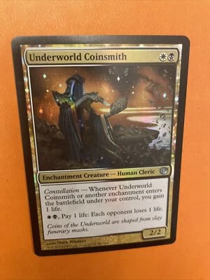 MTG - Underworld Coinsmith - FOIL - Journey into Nyx -   NM To Very Light Play - Image 1 of 2