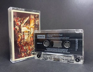 Oasis DON'T LOOK BACK IN ANGER Cassette Single CRECS221 **UK 1ST ISSUE 1996** - Picture 1 of 9