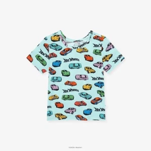 NWT Posh Peanut Boys Retro Hot Wheels Short Sleeve T-Shirt Size 5-6Y - Picture 1 of 5