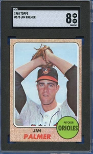 1968 Topps High #575 Jim Palmer Balt. Orioles HOF Great Centering SGC 8 - Bild 1 von 2