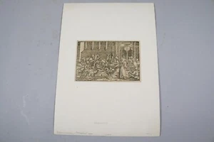 Almosenverteilung im Hospitalhof Holzschnitt Hans WEIDITZ (1495-1537) (GQ825) - Bild 1 von 12