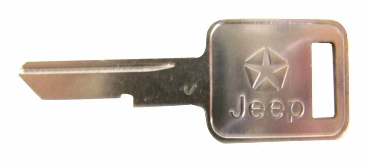 Fits Jeep SJ CJ5 CJ7 CJ8 XJ MJ YJ Silver  Ignition Keys   3641914 - Image 1 of 1
