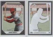 2017 Leaf History of Baseball 1991 Leaf Acetate Throwback Johnny Bench #10 HOF