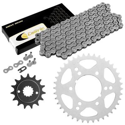 Drive Chain & Sprockets Kit for Kawasaki ZX-6R ZX-6Rr Ninja ZX600 ZX636 1998-04 - Image 1 of 4