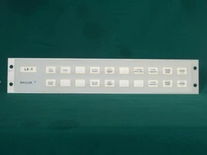 Panel frontal Basler L4-1 con 20 interruptores micro táctiles - Imagen 1 de 3