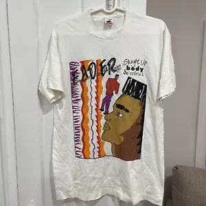 Camiseta de Colección Fader Lucha contra las Drogas Racismo Malvado HBCU Vernice Holmes Arte - Imagen 1 de 11