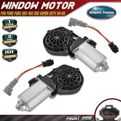 Двигатель подъема окон 2x для Ford F-250 350 450 550 Super Duty 2000-2008 передний боковой - Изображение 1 из 4