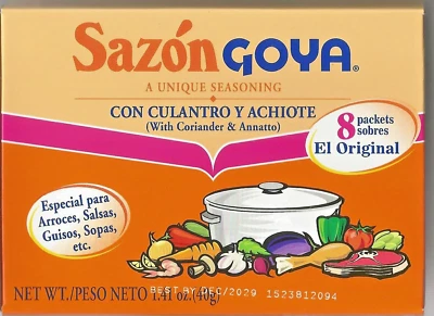 Goya Sazon with Culantro y Achiote - Imagem 1 de 2