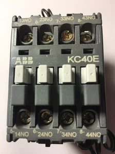 ABB Electric KC40E Steuerrelais 4-polig 10A Schütz mit Wohnmobil BC6/60 Entstörer - Bild 1 von 5