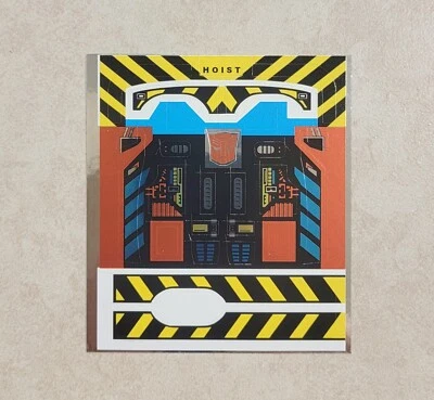 TRANSFORMERS G1 HOIST STICKER SHEET RARE! AUTOBOT ROBOT TOY DECALS LABELS - Image 1 of 2