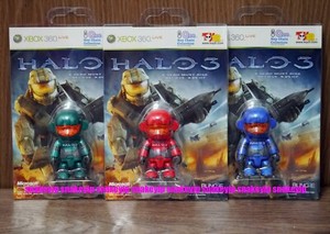 Toy2R x XBOX 360 Live HALO 3 2.5"Qee Mon Key Chain Set of 3pcs Not For Sale item