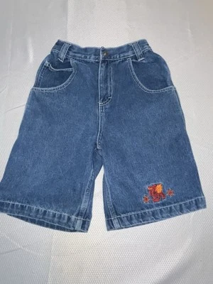 Y2K Route 66 Wide Leg Jorts Jean Shorts Boys Youth Size 7 Denim VTG 90s Skater - Image 1 of 4
